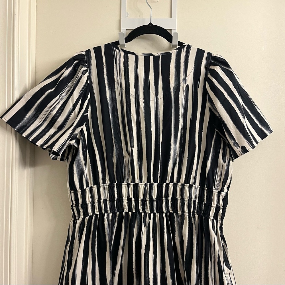 Anthropologie Somerset Maxi Dress Carbon Stripe Large - Picture 8 of 11